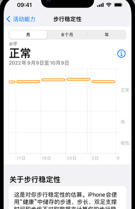 景东iPhone手机维修如何在iPhone开启'步行稳定性通知'