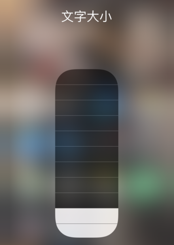 景东苹果手机维修分享小技巧：在 iPhone 控制中心快速调节字体大小 