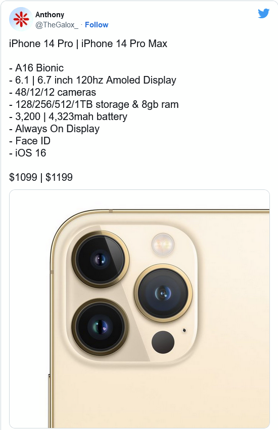 景东苹果14维修分享iPhone 14全系涨价 