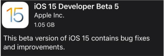 景东苹果手机维修分享如何升级到iOS15.0 beta5 